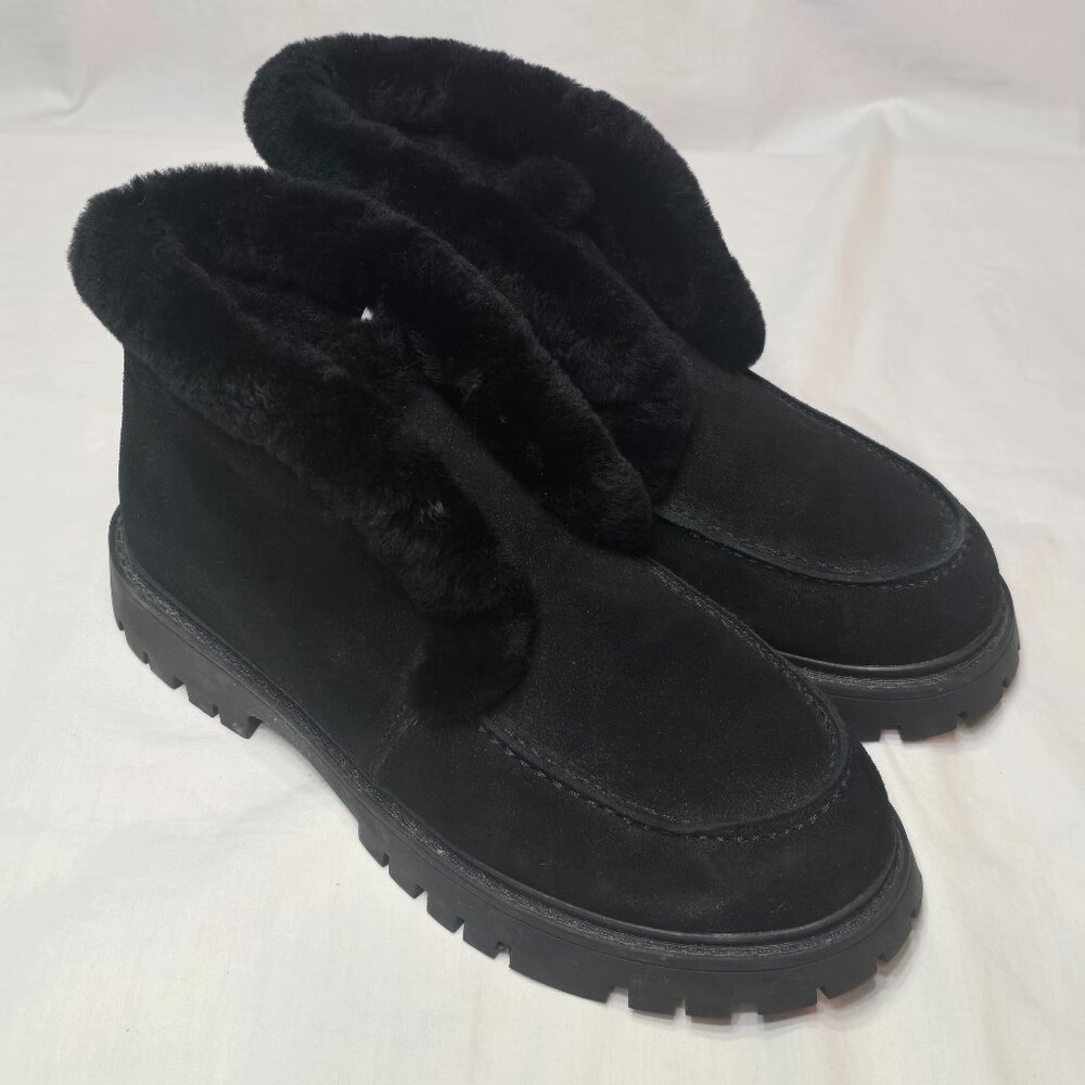 Lonza Shoes Vail Black Winter Boot Lined with Wool Women Size 41 US 10